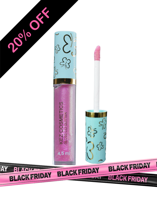 Gloss Lili Glitter - By Eliza Castricini | Kez Cosmetics